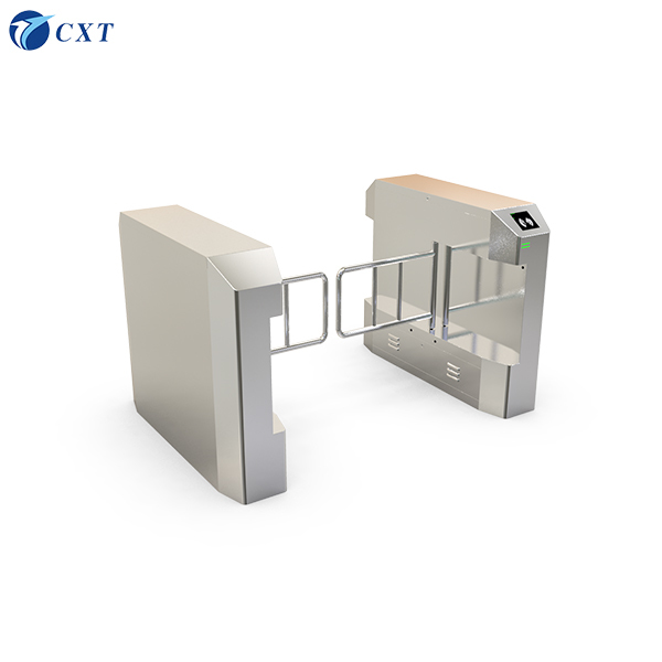 1.5mm 304 Stainless Steel Swing Barrier Gate with RS485 Interface