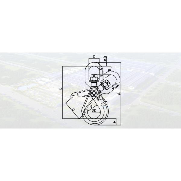 SLR772-SWIVEL SELF-LOCKING HOOK