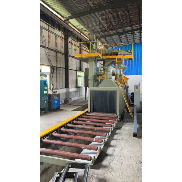 Motorized Roller Shot Blasting Machine for Channel Steel Core Component