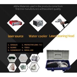 Portable Fiber Laser Cleaning Machine 2000W For Rust Paint Coating Paint Oil