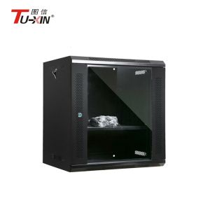 19 Inch 6u Wall Mount Network Cabinet Static Loading Capacity 60KG Powder