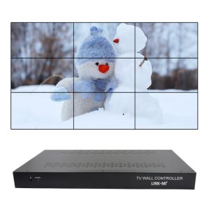 Buy cheap 9 Channels HDMI Video Wall Controller 3X3 Zoom Subtitles Multi Display from wholesalers
