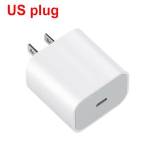 US/EU/UK/AU USB C PD 20W Wall Charger PD 3.0 Type C Fast Charger Compatible with