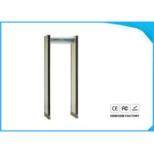 18 Pin Point Zones Walk Through Metal Detector Security Gate LCD Display Screen