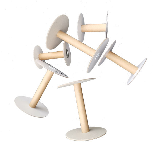 Anti-Curl Paper Wire Spool with UV Coating for Custom Order Wire and Cable