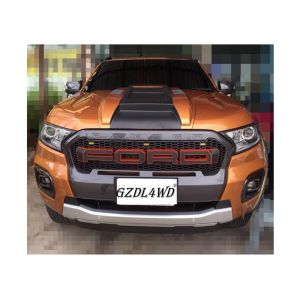 Honey Front Grill Mesh For Ford Ranger XLT 2019 With Ford Letters