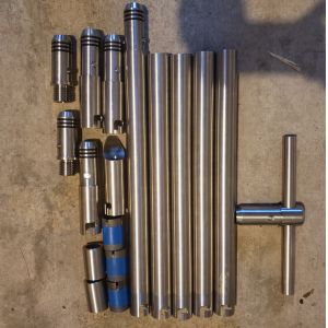 NQ 75mm Diameter Wireline Core Drill Guide Rod High Strength Seamless Steel Pipe