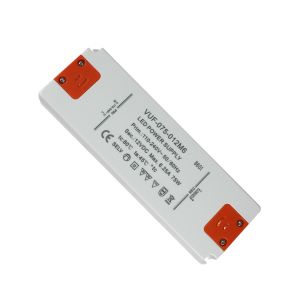 Plastic Case Constant Voltage LED Driver 12V 75W Power Supply For Strip Light