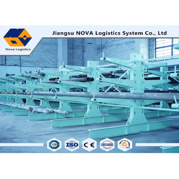 Double Side Arms Cantilever Storage Racks For Keeping Pipes / Shaped Steel