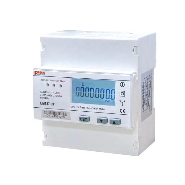 Modbus RTU Communication Dual Tariffs Three Phase WiFi KWh Meter for Within
