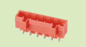 Barrier Blocks Orange 6 Pins Plug In Terminal Block With Ear Terminal Block