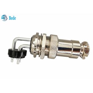 GX 20 2 3 4 Pin Aviation Connector Elbow Male And Straight Female Kits Panel