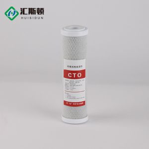 10 Inch 5 Micron CTO Acid Washed Coal Base Activated Carbon Block Water Filter