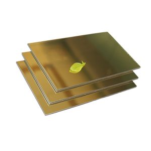 Wholesale 1220mm Mirror Facade Panel With PE PVDF Coating 3mm Thickness from china suppliers
