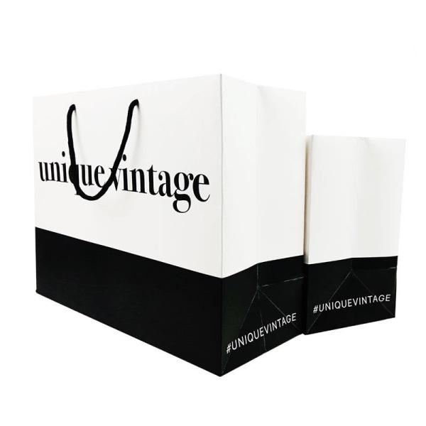Exquisite Hand Length Handle Sealing Cardboard Luxury Multicolor Printing Bags