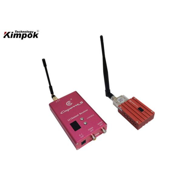 Quality 10km LOS Drone Analog Wireless Video Transmitter And Receiver 1200MHz for sale