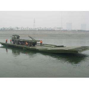 China Interior Bay Weights 10t Floating Pontoon Bridge Ferrying Raft on sale