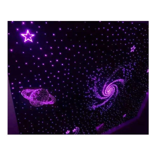 Quality High CRI Ra 85 Star Ceiling Panels with Intergrated Small RGB Light Unit and RGB Emitting Color for sale