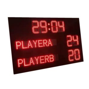 Qutar Football Electronic Scoreboard With Country Name