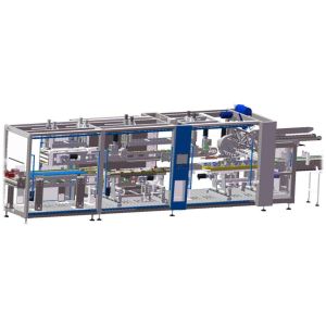 China High-Speed PLC-Controlled PET Bottle Can Combo Packaging Machine 2x2 2x3 Pack Specs on sale