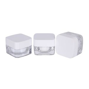 5ml Double Wall Pmma Empty Cream Containers Od 34mm