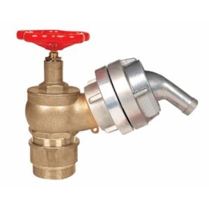 Brass 2.5 Fire Hydrant Landing Valve OEM / ODM For Water Applications