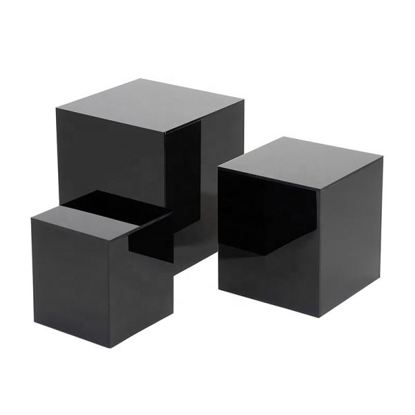 Acrylic Cube Display Nested Riser Buffet Table Food Riser Dining Dessert Collectibles Stand Dining Dessert Collectibles Display