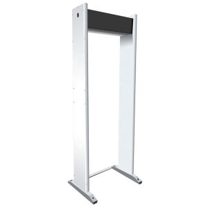 Door Frame Walk Through Metal Detector Temperature Measurment For Supermarkets