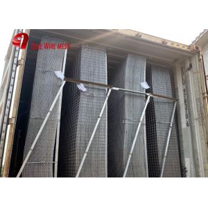 Rectangular W0.5m SGS Hot Dipped Galvanised Steel Mesh Panels