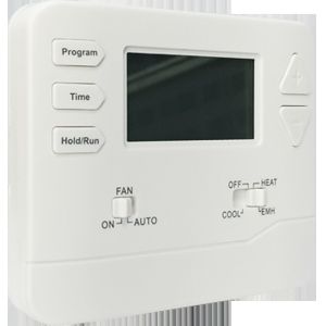 Digital Display Style 7 Day Programmable Thermostat Made Of Anti Flammable ABS