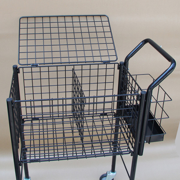 800mm Height 370mm Width Sports Equipment Rack For Garage With Wheels