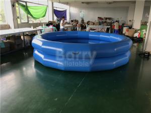 China Children Indoor And Outdoor Water Playing Pool 2 Ring Round Inflatable Swim Pool on sale