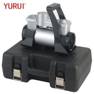 DC12v Portable Car Air Compressor Tire Inflator With Plastic Box