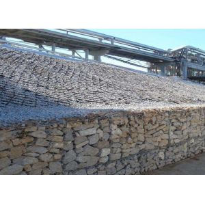 Construction Gabion Box Wall PVC Coated Gabion Wire Mesh