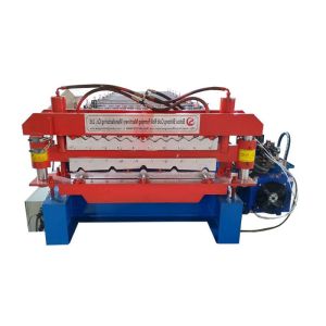 Double layer roll forming machine metal roofing corrugated steel sheet wall