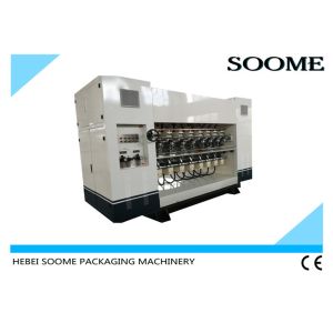 High Speed Paperboard Slitting Machine 7 Blades With 12 Scorers 200M / MIN