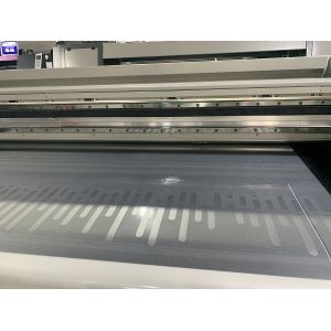 2.5m UV Inkjet Flatbed Printer 4 Colors For Rigid And Soft Material
