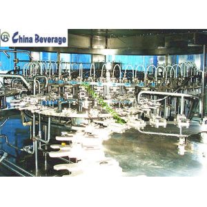 PET Bottled Juice Bottle Filling Machine , Beverage Packaging Machine Apple