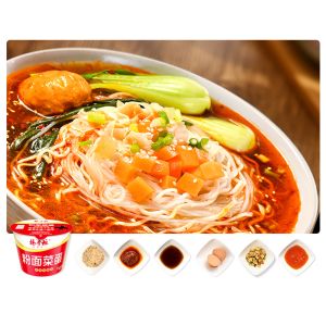191g*12 Sour And Spicy Instant Noodles And Vermicelli OEM Acceptable