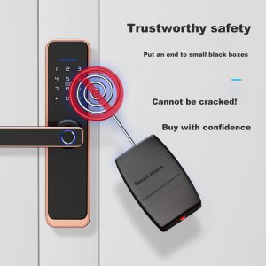 Red Bronze Wifi Bluetooth Door Lock Sturdy Bluetooth Keypad Lock