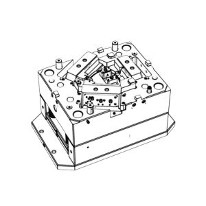 Transparent Inner Housing 1x1 Cold Runner Three Plate Mold No.19015 And 19016 -B