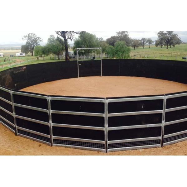 Quality Portable Horse Stall Panels  Heavy Duty 6 Oval Rail - Cattle Yards Horse Panels Round for sale