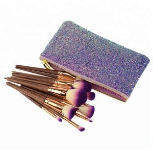 17pcs Cosmetic Makeup Brush Set With Pouch