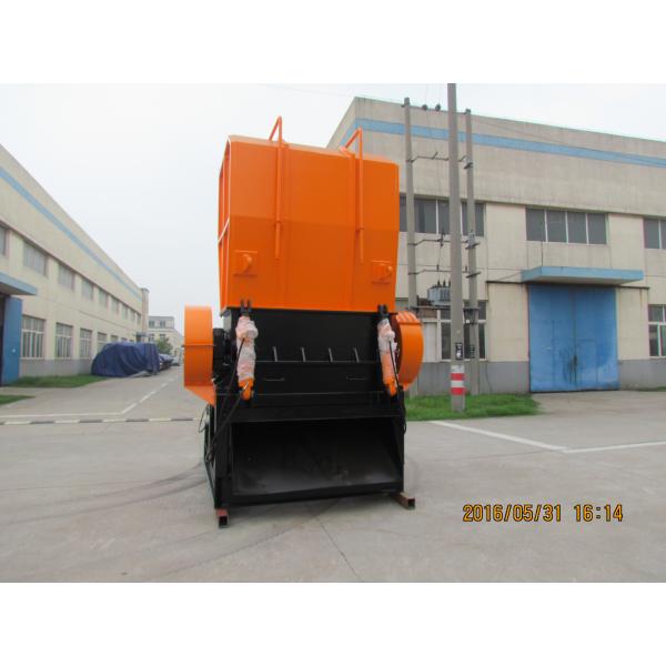 Arc Knife Plastic Grinding Machine , Pet Crushing Machine Single Shaft