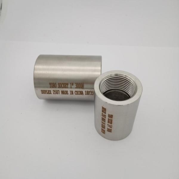 Quality Class 3000 Duplex 2507 NPT Normal Thread Pipe Fitting for sale