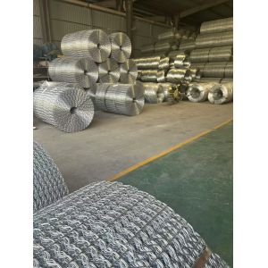 Durable 2.4mm Welded Galvanized Wire Pipeline Reinforced Mesh For Oil And Gas