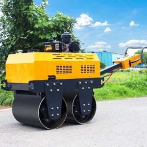 New Mini Road Roller Compactor Double Drum Asphalt Vibratory Roller for Sale