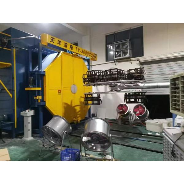 A hot air-heated rotational molding machine Chinese-made rotational molding