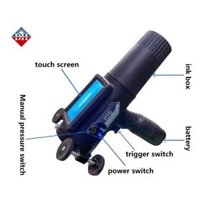 High resolution large character portable handheld inkjet printer DOD