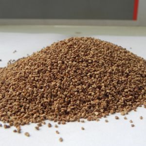 Polished walnut shell filter material for wastewater treatment walnut shell